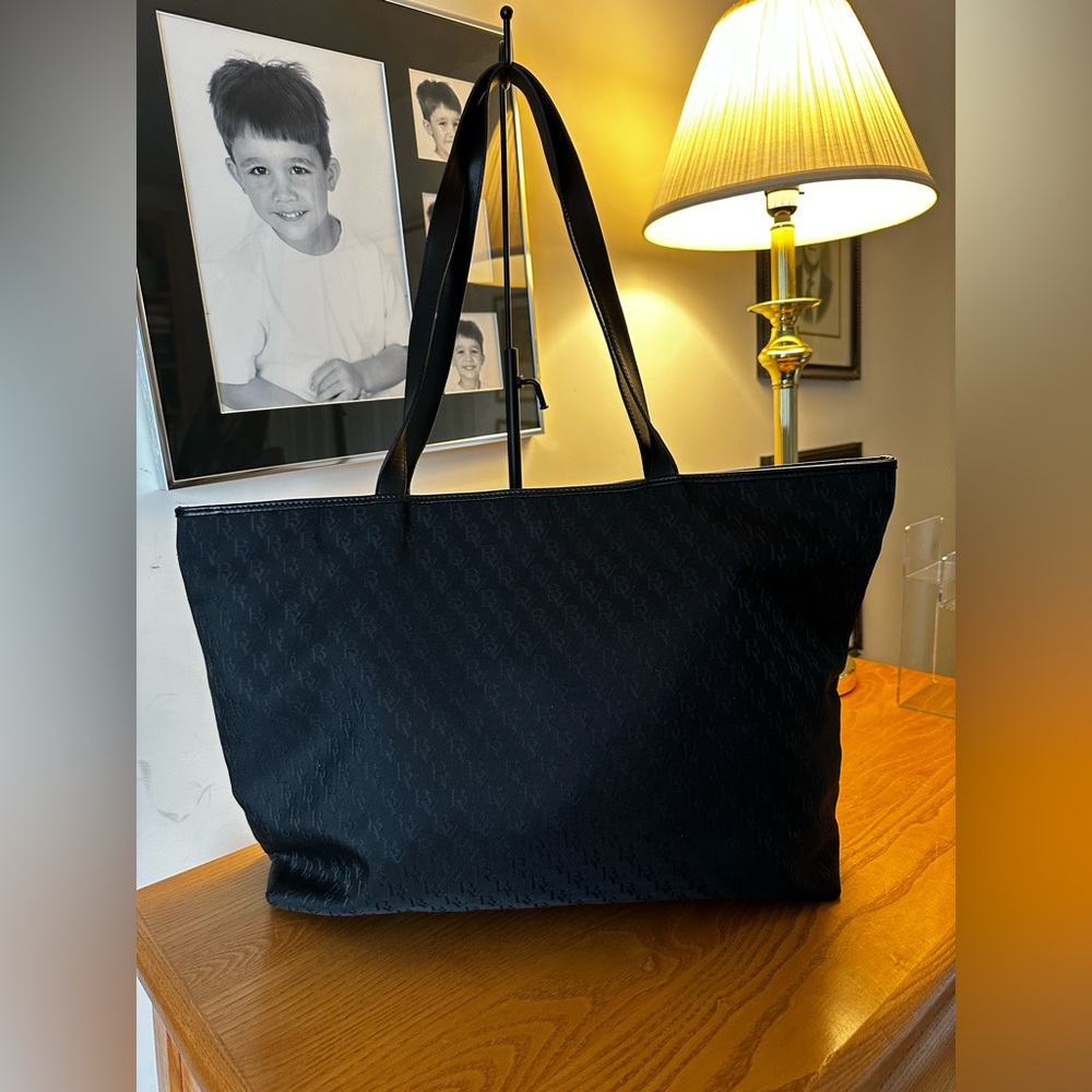 Bottega Veneta Black Nylon Tote - Picture 4 of 12